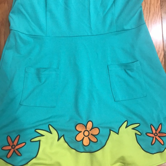 Dolls Kill ScoobyDoo Mystery Machine Sleeveless Mini High-neck Dress Sz 1X 16-18 - Picture 8 of 13